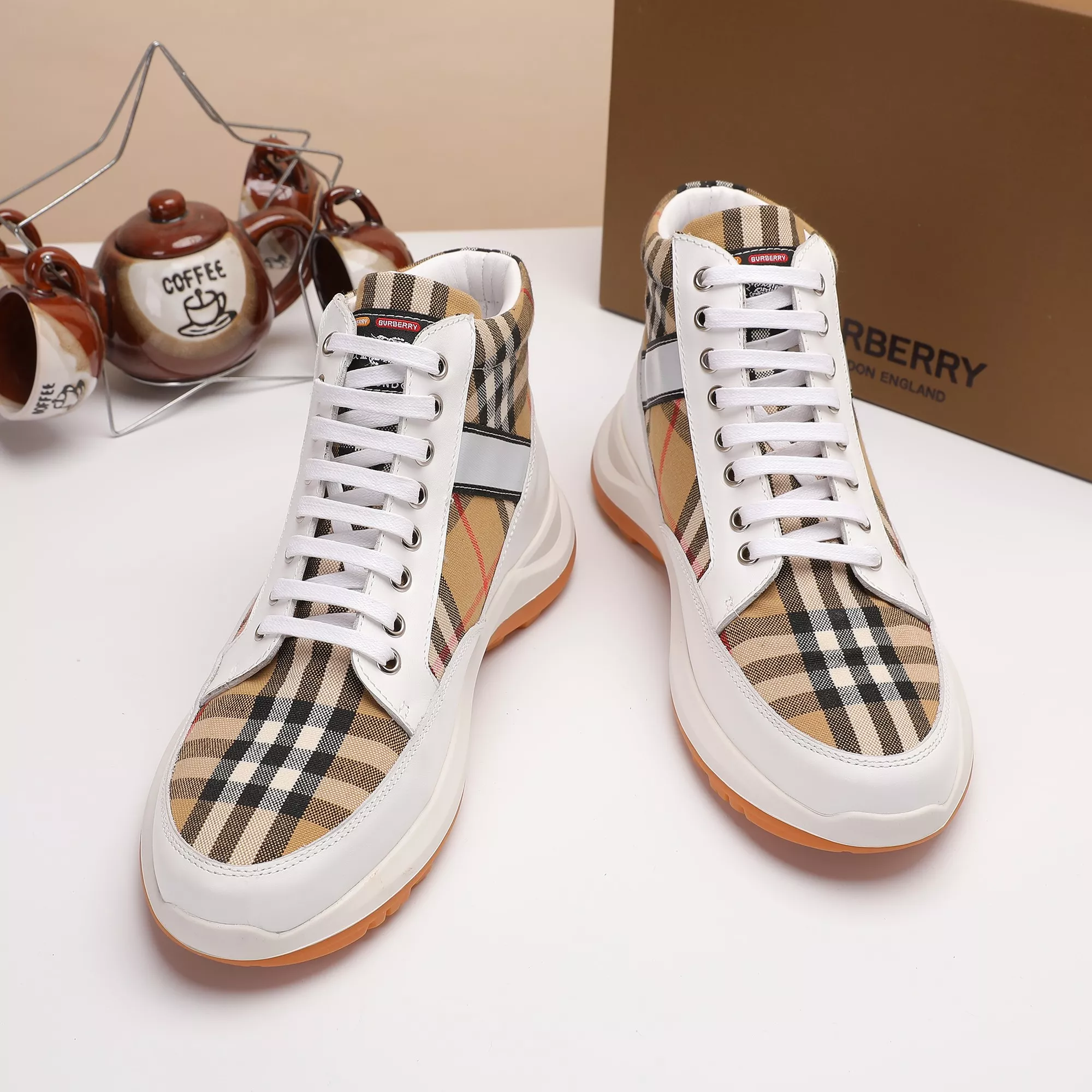 burberry high tops chaussures pour homme s_1273a662